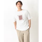 【定番アイテム】スクエアプリントセミワイドシルエットTシャツ | a.v.v【MEN】 | 詳細画像20