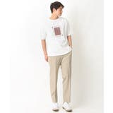 【定番アイテム】スクエアプリントセミワイドシルエットTシャツ | a.v.v【MEN】 | 詳細画像4