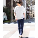 【接触冷感】細ボーダーセミワイドシルエットTシャツ | a.v.v【MEN】 | 詳細画像10 