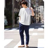 【接触冷感】細ボーダーセミワイドシルエットTシャツ | a.v.v【MEN】 | 詳細画像11 