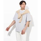 【接触冷感】細ボーダーセミワイドシルエットTシャツ | a.v.v【MEN】 | 詳細画像16 