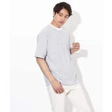 【接触冷感】細ボーダーセミワイドシルエットTシャツ | a.v.v【MEN】 | 詳細画像18 
