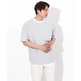 【接触冷感】細ボーダーセミワイドシルエットTシャツ | a.v.v【MEN】 | 詳細画像19 