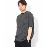 【接触冷感】細ボーダーセミワイドシルエットTシャツ | a.v.v【MEN】 | 詳細画像24 