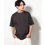 ダークグレー | シルケットスムースワイドシルエットカットソー | a.v.v【MEN】