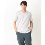 シルケットスムースVネックTシャツ | a.v.v【MEN】 | 詳細画像18