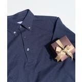 ブラック | 【イージーケア 吸水速乾】ビズポロシャツ ドット | a.v.v【MEN】