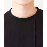 【接触冷感/綿100%】ピンタックデザインTシャツ(デザテクシリーズ) | a.v.v【MEN】 | 詳細画像24 
