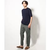 【接触冷感/綿100%】ピンタックデザインTシャツ(デザテクシリーズ) | a.v.v【MEN】 | 詳細画像3 