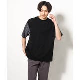 バックシャン切り替えカットソー(デザテクシリーズ) | a.v.v【MEN】 | 詳細画像16