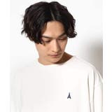 【接触冷感】エッフェル塔刺繍ボートネックTシャツ | a.v.v【MEN】 | 詳細画像33