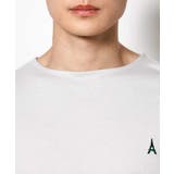【接触冷感】エッフェル塔刺繍ボートネックTシャツ | a.v.v【MEN】 | 詳細画像5