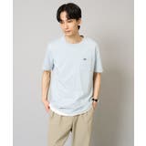 【接触冷感/綿100％】ワンポイント刺繍半袖Tシャツ | a.v.v【MEN】 | 詳細画像1 