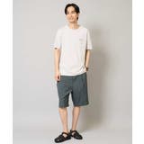 【接触冷感/綿100％】ワンポイント刺繍半袖Tシャツ | a.v.v【MEN】 | 詳細画像13 