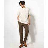 【接触冷感/綿100％】ワンポイント刺繍半袖Tシャツ | a.v.v【MEN】 | 詳細画像7 