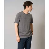 【接触冷感 イージーケア】キカジャカードクルーネックカットソー 通勤 | a.v.v【MEN】 | 詳細画像31 