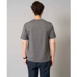 【接触冷感 イージーケア】キカジャカードクルーネックカットソー 通勤 | a.v.v【MEN】 | 詳細画像36 