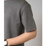 【接触冷感 イージーケア】キカジャカードクルーネックカットソー 通勤 | a.v.v【MEN】 | 詳細画像38 