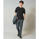 【接触冷感 イージーケア】キカジャカードクルーネックカットソー 通勤 | a.v.v【MEN】 | 詳細画像5 