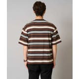 【接触冷感/毛玉になりにくい】マルチボーダーワイドシルエットカットソー | a.v.v【MEN】 | 詳細画像12