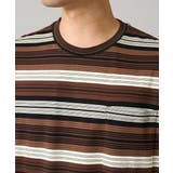 【接触冷感/毛玉になりにくい】マルチボーダーワイドシルエットカットソー | a.v.v【MEN】 | 詳細画像13