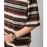 【接触冷感/毛玉になりにくい】マルチボーダーワイドシルエットカットソー | a.v.v【MEN】 | 詳細画像14