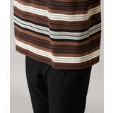 【接触冷感/毛玉になりにくい】マルチボーダーワイドシルエットカットソー | a.v.v【MEN】 | 詳細画像15