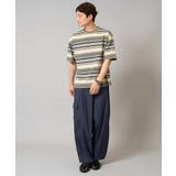 【接触冷感/毛玉になりにくい】マルチボーダーワイドシルエットカットソー | a.v.v【MEN】 | 詳細画像4