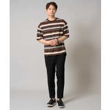 【接触冷感/毛玉になりにくい】マルチボーダーワイドシルエットカットソー | a.v.v【MEN】 | 詳細画像6