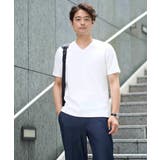 【接触冷感/イージーケア/毛玉になりにくい】ライトアゼVネックカットソー | a.v.v【MEN】 | 詳細画像30