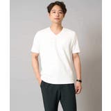 【接触冷感/イージーケア/毛玉になりにくい】ライトアゼVネックカットソー | a.v.v【MEN】 | 詳細画像36