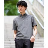 【接触冷感】ワンポイントシシュウ バーズアイポロシャツ〈洗濯機で洗える イージー… | a.v.v【MEN】 | 詳細画像38