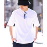 ホワイト | 【接触冷感/S-XXL】シルケットスムースワイドシルエットTシャツ | a.v.v【MEN】