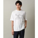 【接触冷感】ロゴプリントセミワイドシルエットTシャツ | a.v.v【MEN】 | 詳細画像10