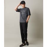 【接触冷感】ロゴプリントセミワイドシルエットTシャツ | a.v.v【MEN】 | 詳細画像5