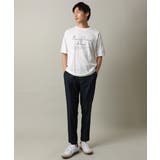 【接触冷感】ロゴプリントセミワイドシルエットTシャツ | a.v.v【MEN】 | 詳細画像8