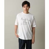 【接触冷感】ロゴプリントセミワイドシルエットTシャツ | a.v.v【MEN】 | 詳細画像9