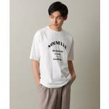 【接触冷感】ロゴプリントセミワイドTシャツ | a.v.v【MEN】 | 詳細画像11