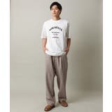 【接触冷感】ロゴプリントセミワイドTシャツ | a.v.v【MEN】 | 詳細画像9