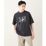 【ucaU×a.v.vコラボ】イラストワイドシルエットTシャツ | a.v.v【MEN】 | 詳細画像12 