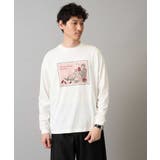 ホワイト | 【綿100%】イラストレーターコラボワイドシルエットカットソー【uca U】 | a.v.v【MEN】