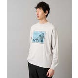 ライトグレー | 【綿100%】イラストレーターコラボワイドシルエットカットソー【uca U】 | a.v.v【MEN】