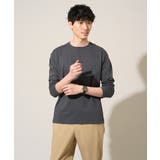 【コットン100%】ミニロゴプリントロングTシャツ セミワイドシルエット | a.v.v【MEN】 | 詳細画像58