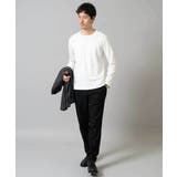 幾何ジャカードクルーネックＴシャツ  | a.v.v【MEN】 | 詳細画像2 