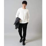 幾何ジャカードクルーネックＴシャツ  | a.v.v【MEN】 | 詳細画像3 