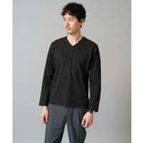 ダイヤジャカードＶネックＴシャツ 通勤 ビジネス | a.v.v【MEN】 | 詳細画像21 