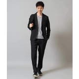 ダイヤジャカードＶネックＴシャツ 通勤 ビジネス | a.v.v【MEN】 | 詳細画像4 