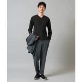 ダイヤジャカードＶネックＴシャツ 通勤 ビジネス | a.v.v【MEN】 | 詳細画像7 