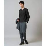 ダイヤジャカードＶネックＴシャツ 通勤 ビジネス | a.v.v【MEN】 | 詳細画像9 