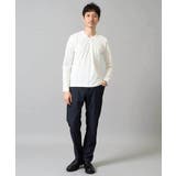 針抜きジャカードＶネックＴシャツ通勤 ビジネス ジャケット | a.v.v【MEN】 | 詳細画像15 